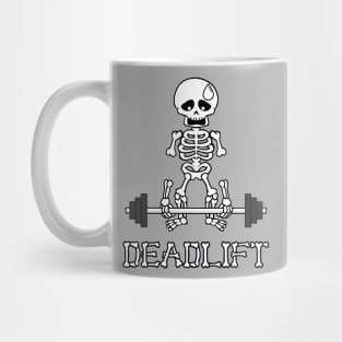 Deadlift Skeleton Mug